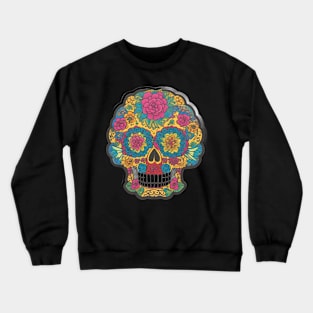 Mexican skull for Cinco de Mayo Crewneck Sweatshirt